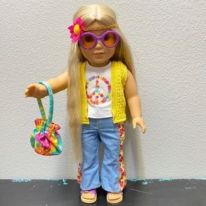 American Girl Doll Julie’s Outfit and Accessories